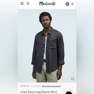 Madewell Linen Easy Shirt